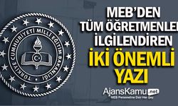 MEB'den Tüm Öğretmenleri İlgilendiren Çok Önemli Yazı!