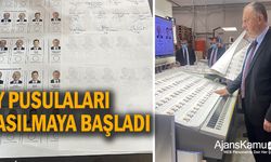 Oy pusulaları basılmaya başladı