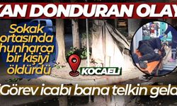 Sokak ortasında yaptı  "bana telkin geldi" dedi
