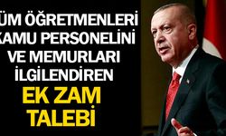 Tüm Memurları İlgilendiren Ek Zam Açıklaması