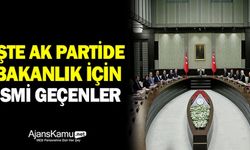 AK Parti'de bakanlık için ismi geçenler
