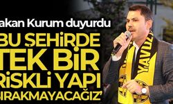 Bakan Kurum: 'İstanbul'da riskli yapı bırakmayacağız'