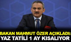 Bakan Özer Açıkladı Yaz Tatili 1 Ay Kısalıyor