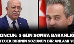 İsmail Koncuk: 3 Gün Sonra Bakanlığı Sona Erecek Birinin Sözünün Bir Anlamı Yoktur
