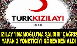 Kızılay 'İmamoğlu'na saldırı' çağrısı yapan 2 yöneticiyi görevden aldı