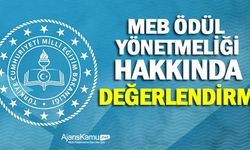 MEB Ödül Yönetmeliği Hakkında Değerlendirme