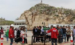 Öğrenciler Gabar Dağı petrol sahasına çıkartma yaptı
