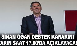 Sinan Oğan'dan Destek Açıklaması