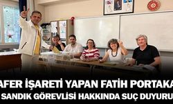 Zafer işareti yapan Fatih Portakal ve sandık görevlisi hakkında suç duyurusunda bulunuldu