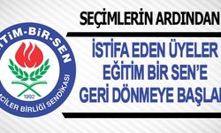 İstifa Eden Üyeler Seçimlerin Ardından Eğitim Bir Sen'e Geri Dönmeye Başladı