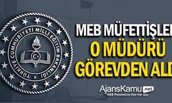 MEB Müfettişleri O Müdürü Görevden Aldı