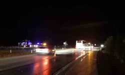 Selde kapanan Osmancık-Merzifon karayolu araç trafiğine açıldı