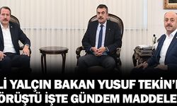 Ali Yalçın, Bakan Yusuf Tekin ile görüşme gerçekleştirdi: İşte gündem maddeleri..