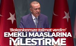 Cumhurbaşkanı Erdoğan'dan emekli maaşı açıklaması: 'İyileştirmeler için bakanlarımıza talimatı verdim'