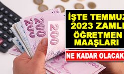 Derece ve Kademesine Göre İşte Zamlı Öğretmen Maaşlarının Son Hali