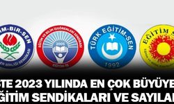 İşte 2023 Yılında En Çok Büyüyen Eğitim Sendikası