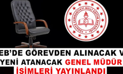 İşte MEB'de görevden alınacak ve yeni atanacak genel müdürler