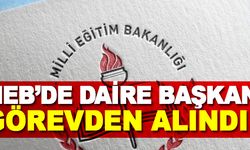 MEB'DE DAİRE BAŞKANI GÖREVDEN ALINDI