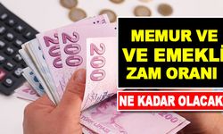 Memur ve emeklilerin refah payı olmadan alacakları zam oranı belli oldu