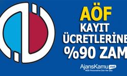 AÖF Kayıt Ücretlerine Yüzde 90 Zam!