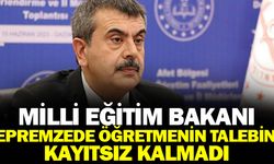 Bakan Yusuf Tekin Depremzede Öğretmenin Çağrısını Yanıtsız Bırakmadı
