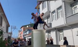 İznik’te ilginç gelenek: Damadı vinçe astılar