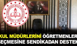 Okul müdürlerini öğretmenlerin seçmesine sendikadan destek geldi