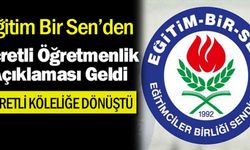 Ücretli Öğretmenlik Ücretli Köleliğe Dönüştü
