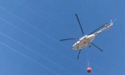 Vatandaştan yangın söndürme helikopterine övgü