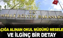 Açığa alınan okul müdürü meselesi ve ilginç bir detay