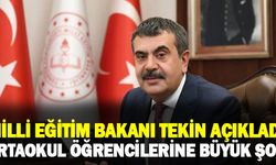 Bakan Yusuf Tekin Açıkladı Ortaokul Öğrencilerine Büyük Şok!