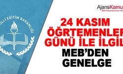MEB'den 24 Kasım Öğretmenler Günü Genelgesi