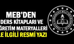 MEB'den ders kitapları ve öğretim materyalleri ile ilgili yeni resmi yazı!