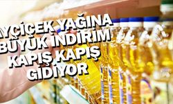 Ayçiçek yağına dev indirim!
