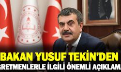 Bakan Tekin'den öğretmenleri ilgilendiren 11 farklı konuda açıklama