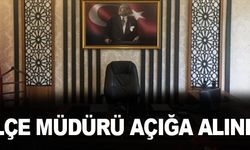 İlçe Müdürü Açığa Alındı
