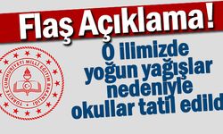 O ilimizde Okullar 2 Ekim Pazartesi Günü Tatil Edildi