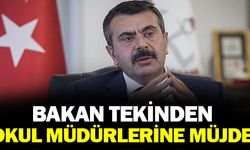 Bakan Tekin'den okul müdürlerine müjde!