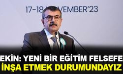 Bakan Tekin: "Yeni Bir Eğitim Felsefesi Gerekiyor"