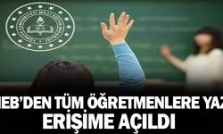 MEB'den tüm öğretmenlere resmi yazı! Erişim açıldı!