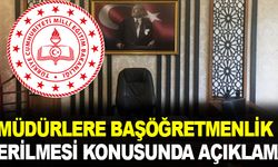 Müdürlere başöğretmenlik verilmesi konusunda açıklama