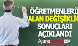 2024 Öğretmenlerin Alan Değişikliğine Atama Sonuçları AÇIKLANDI !