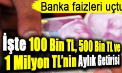 Banka faizler yüzde 52'yi aştı! İşte 100 bin TL, 500 bin TL ve 1 milyon liranın faiz getirisi...