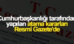 Cumhurbaşkanlığı Atama Kararları Resmi Gazetede