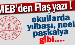 MEB'den Okullara Yılbaşı -Noel -Paskalya Uyarısı