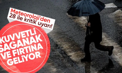 Meteoroloji'den 28 İl İçin Kritik Uyarı