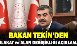 Milli Eğitim Bakanı Yusuf Tekin'den ''Alan Değişikliği ve Mülakat'' Açıklaması
