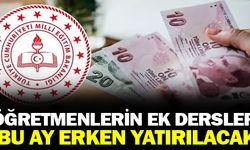 Öğretmenlerin ek ders ücretleri erken yatacak