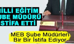 Şube müdürleri bir bir istifa ediyor...MEB'de bir şube müdürü daha istifa etti