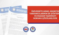 Üniversitelerde ek gösterge ve makam tazminatı sorunu çözülmelidir
